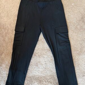 INC International Concepts Womens Large Black Capri Pants